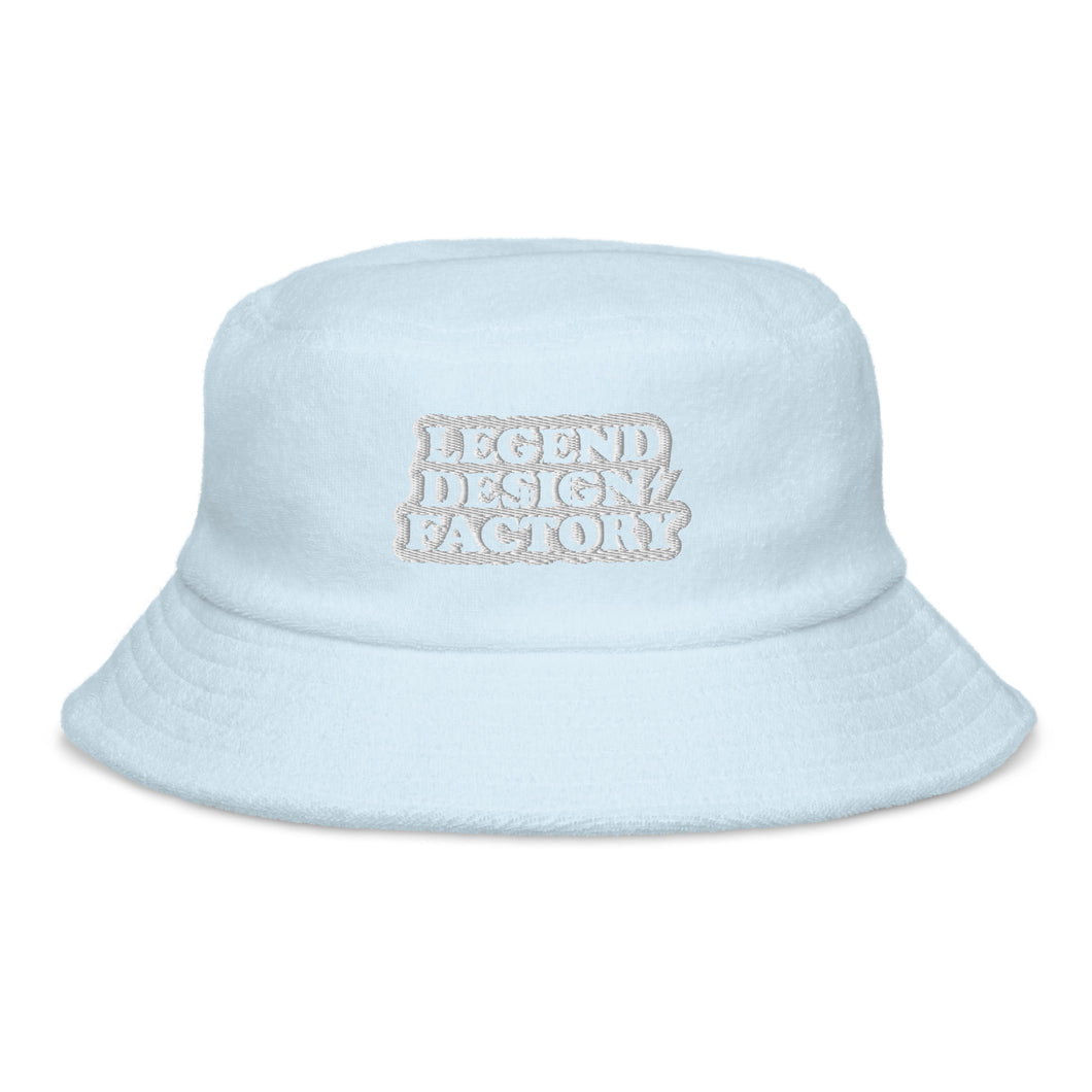 GULF BLUE TERRY CLOTH BUCKET