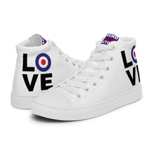 Load image into Gallery viewer, Women’s high top canvas shoes
